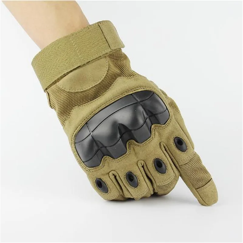 Перчатки для спорта на открытом воздухе, Тактические Военные перчатки для сенсорного экрана A6, мотоциклетные перчатки для велоспорта - Цвет: Khaki
