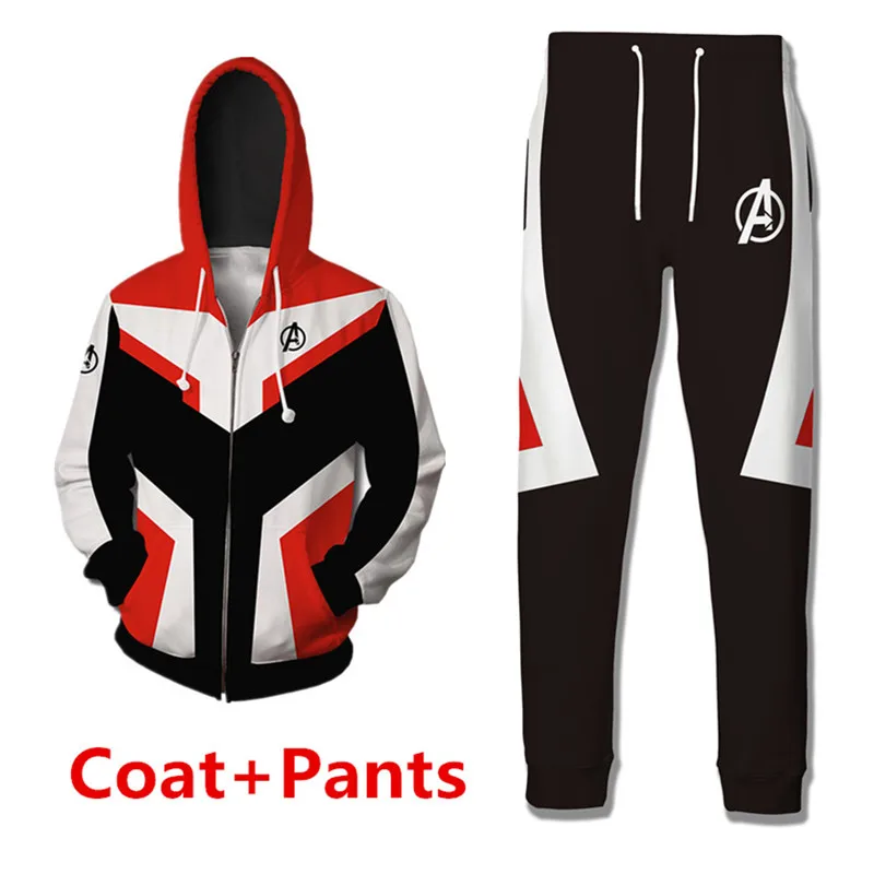 

Avengers Endgame Quantum Realm Sweatshirt Jacket Advanced Tech 3D Hoodie Cosplay Superhero Iron Man Hoodie Suit
