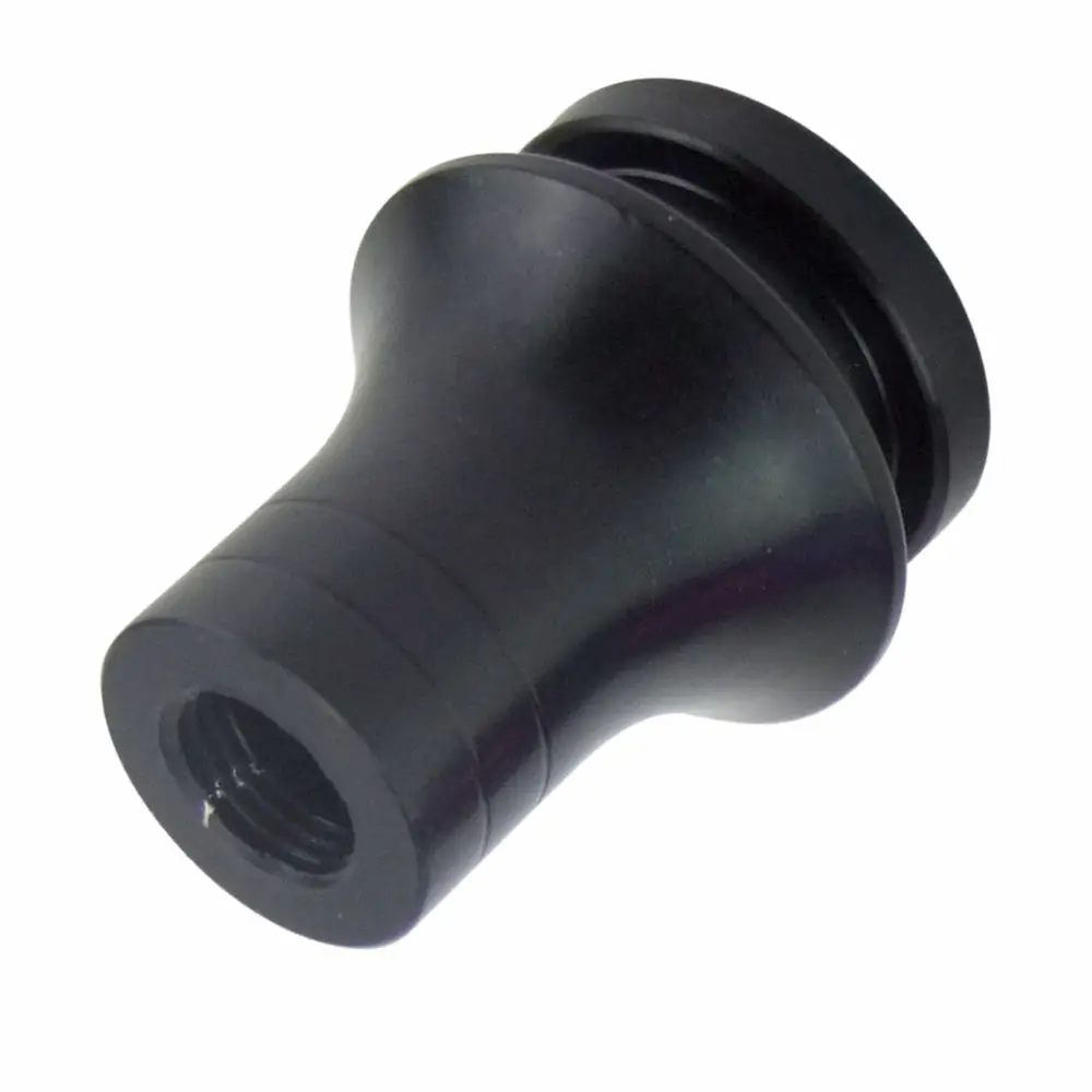 Aluminum Polished  Knob Boot Retainer for Gear er Lever Auto Replacement Parts 12mmX1.25mm Black