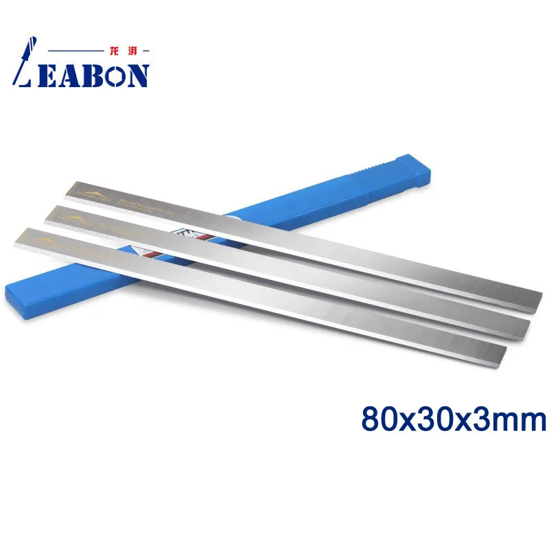 LEABON 80x30x3 мм Китай лезвие из высокопрочной стали для деревообрабатывающего станка(A01003024