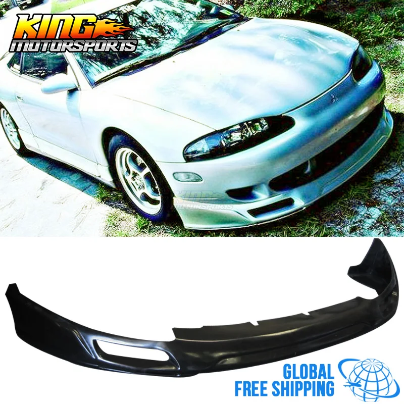 For 95-96 Mitsubishi Eclipse Front Bumper Lip Spoler Bodykit Vip Style PU Global Free Shipping Worldwide For 95-96 Mitsubishi Eclipse Front Bumper Lip Spoler Bodykit Vip Style PU Global Free Shipping Worldwide