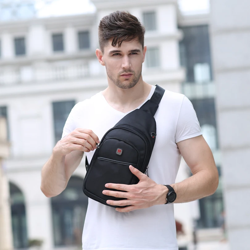 Balang العلامة التجارية 2019 الرجال عارضة Crossbody حقيبة المرأة حقيبة رافعة الصدر حزمة للماء حقيبة صدر للرجال الرجال حقائب كتف مراهق Daypack حقيبة
