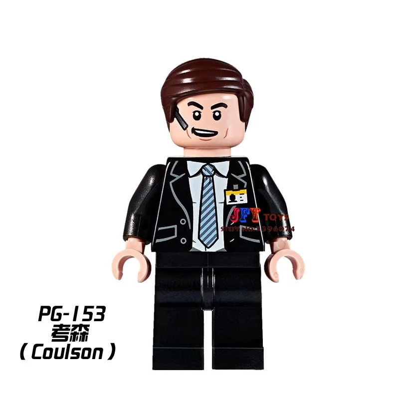 Single Sale star wars superhero marvel Agent Coulson building blocks model Gift bricks toys for children