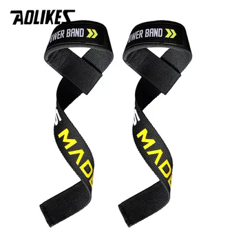 AOLIKES 1 Pair Weightlifting Wristband Sport Professional Training Hand Bands Wrist Support Straps Wraps Guards For Gym Fitness