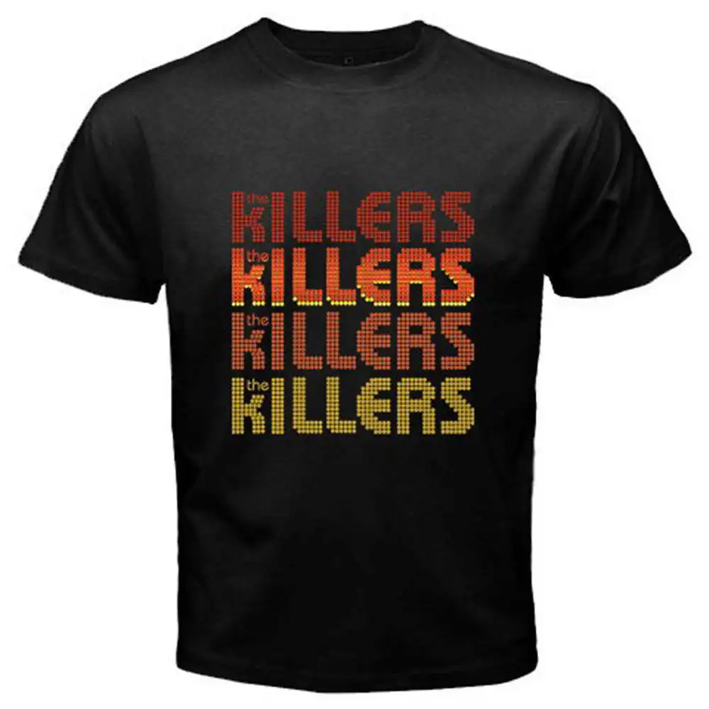 New THE KILLERS Indie Rock Band Logo Men's Tee Black T Shirt Size S to