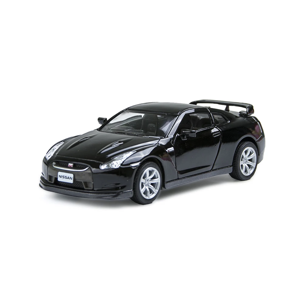 Gtr R35 Black 1 36 2 Open Door Alloy Model Car Sports Car Diecast