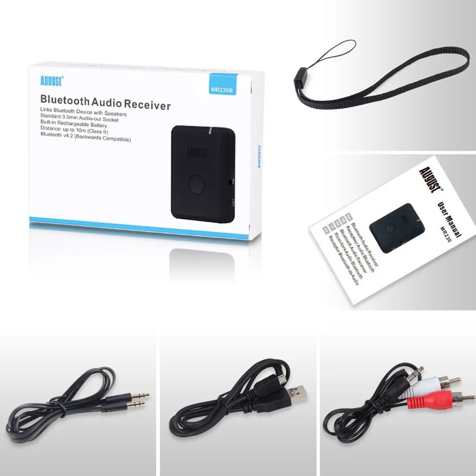 August MR230 Bluetooth Receiver