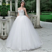 Loverxu милое бальное платье Бальные платья с аппликацией из бисера без рукавов с баской на шнуровке с коротким шлейфом вечерние платья для выпускного вечера