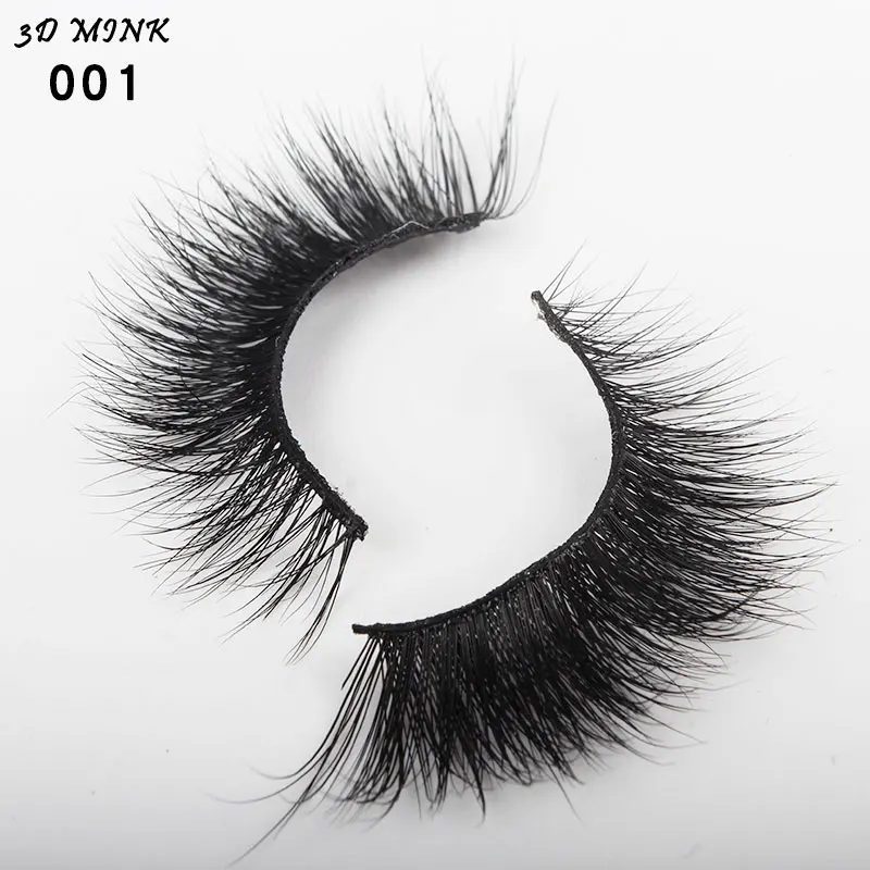 

Professional Mink Eyelashes 3D Mink Lashes Thick HandMade Full Strip Lashes Cruelty Free Korean Mink Lashes Extension Makeup