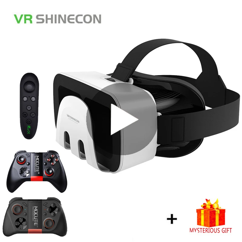 

VR Shinecon G03B Helmet 3D Glasses Virtual Reality Casque For iPhone Android Smartphone Smart Phone Goggles Lens Lunette 3 D Ios