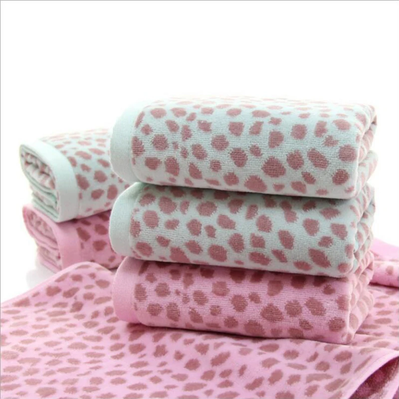 Baby Leopard Spot Terry Towel 100 Cotton Microfiber Towels for Face