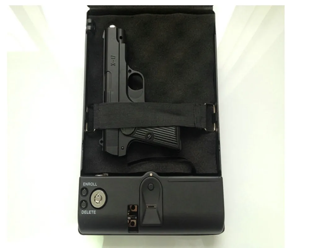 OS100B Сейф для ювелирных изделий с замком для ключей для хранения пистолетов полного размера пистолетов холоднокатаной стали