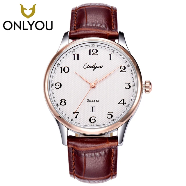 Onlyou Moda Matematica Casual Del Quarzo Degli Uomini Orologi Fascia Del Cuoio G Onlyou Moda Matematica Casual Del Quarzo Degli Uomini Orologi Fascia Del Cuoio G