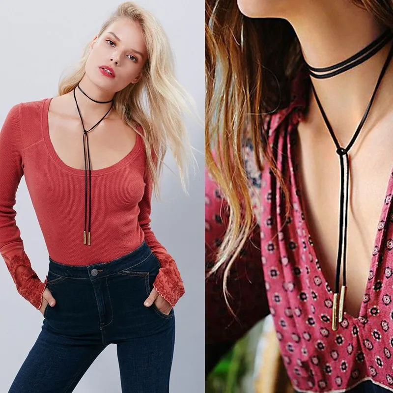 

2017 New Red/Brown/White/Black Velvet Choker Necklace Women Fashion Long Steampunk Chocker Statement Necklaces for Gilmore Girls