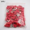 SV1.25-3 Red Furcate Terminal Cable Wire Connector Insulated Wiring Terminals electrical Lug crimp terminal 100PCS SV1-3 SV ► Photo 2/4