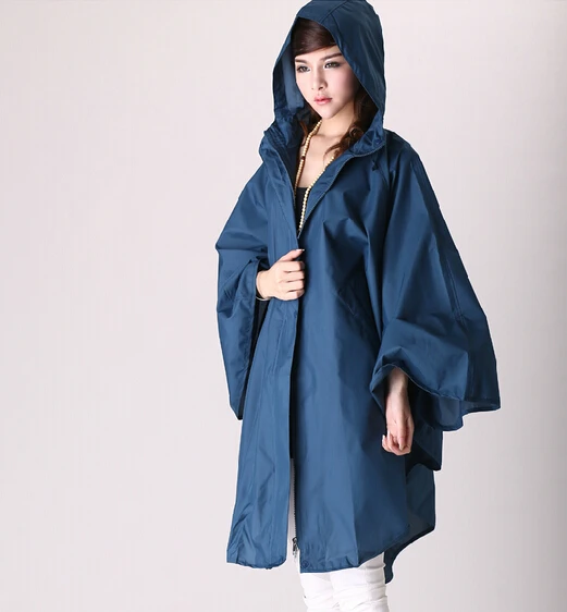 raincoat women cute trench coat female waterproof free breathing rain