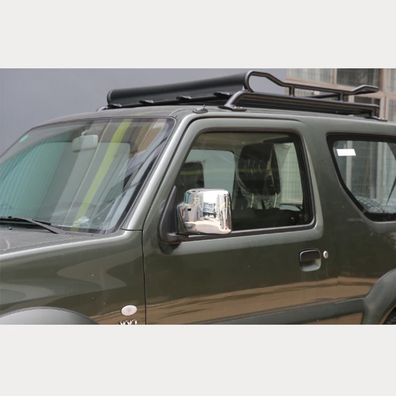Rear View Mirror Rear-view Backup Decorative Chrome Cover Case Protection car styling For Suzuki Jimny Car Accessories