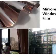 SUNICE Bronze One Way Vision зеркальная Солнечная тонированная пленка декоративная Солнечная тонированная пленка теплоизоляция виниловая пленка для дома, офиса, прихожей