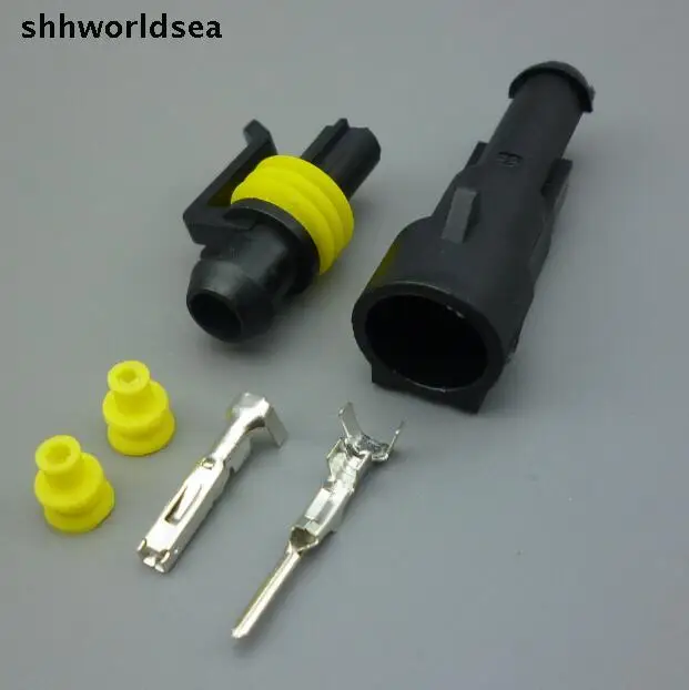 Buy shhworldsea 10sets Car Motorcycle 1 Pin Way
