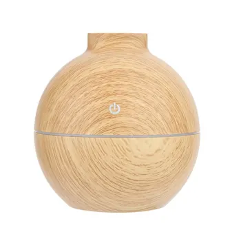 

130ML Car Air Humidifier Wood Essential Oil Diffuser Electric Aroma Diffuser Mist Maker for Home and office