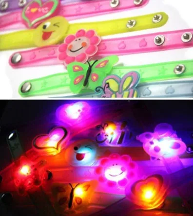 Flash wrist length belt luminous cartoon bracelet ...