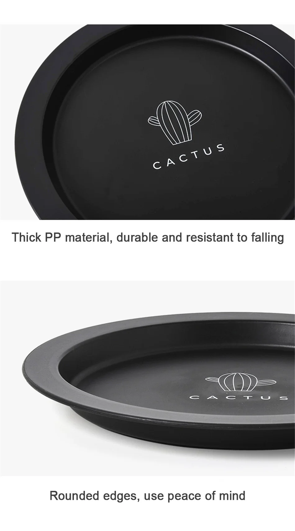 Nordic Round  Fruit Bowl Creative Simple Living Room Plastic Western Tableware Breakfast Dessert Dried Fruit Dish Home Plates (13)
