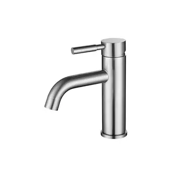 

304 Stainless steel basin faucet rust and anti-corrosion bathroom kitchen hot and cold water faucet