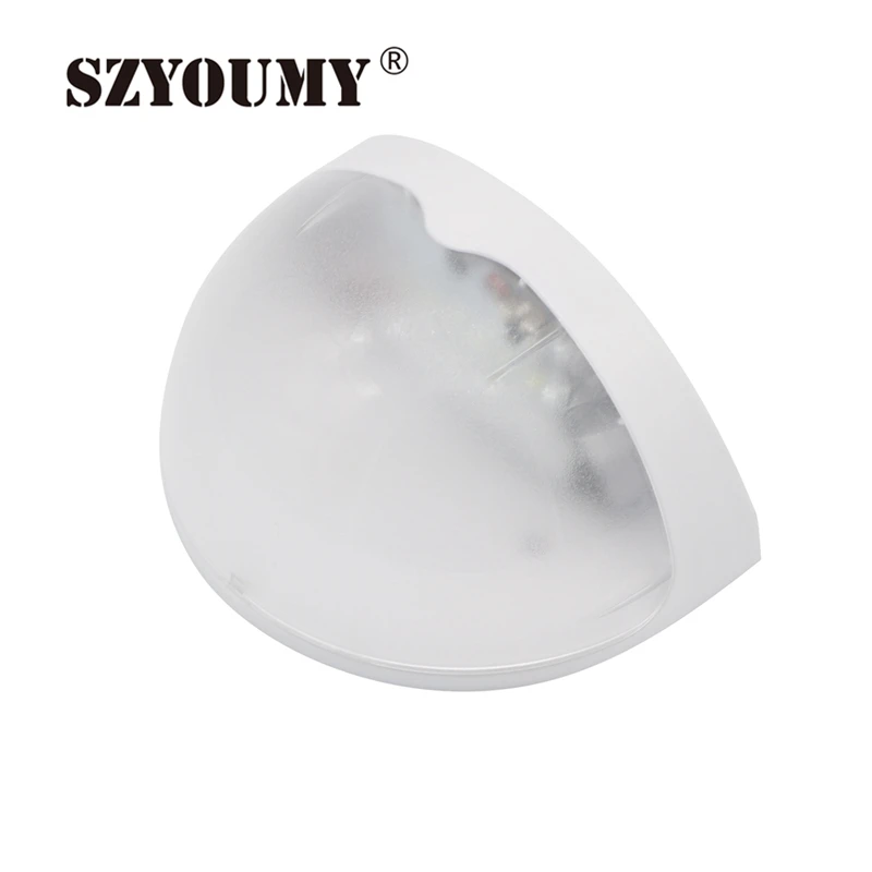 

SZYOUMY RGB LED Solar Light Waterproof 6 LED Motion Sensor Garden Outdoor Fence Security Wall Solar Power Lamps