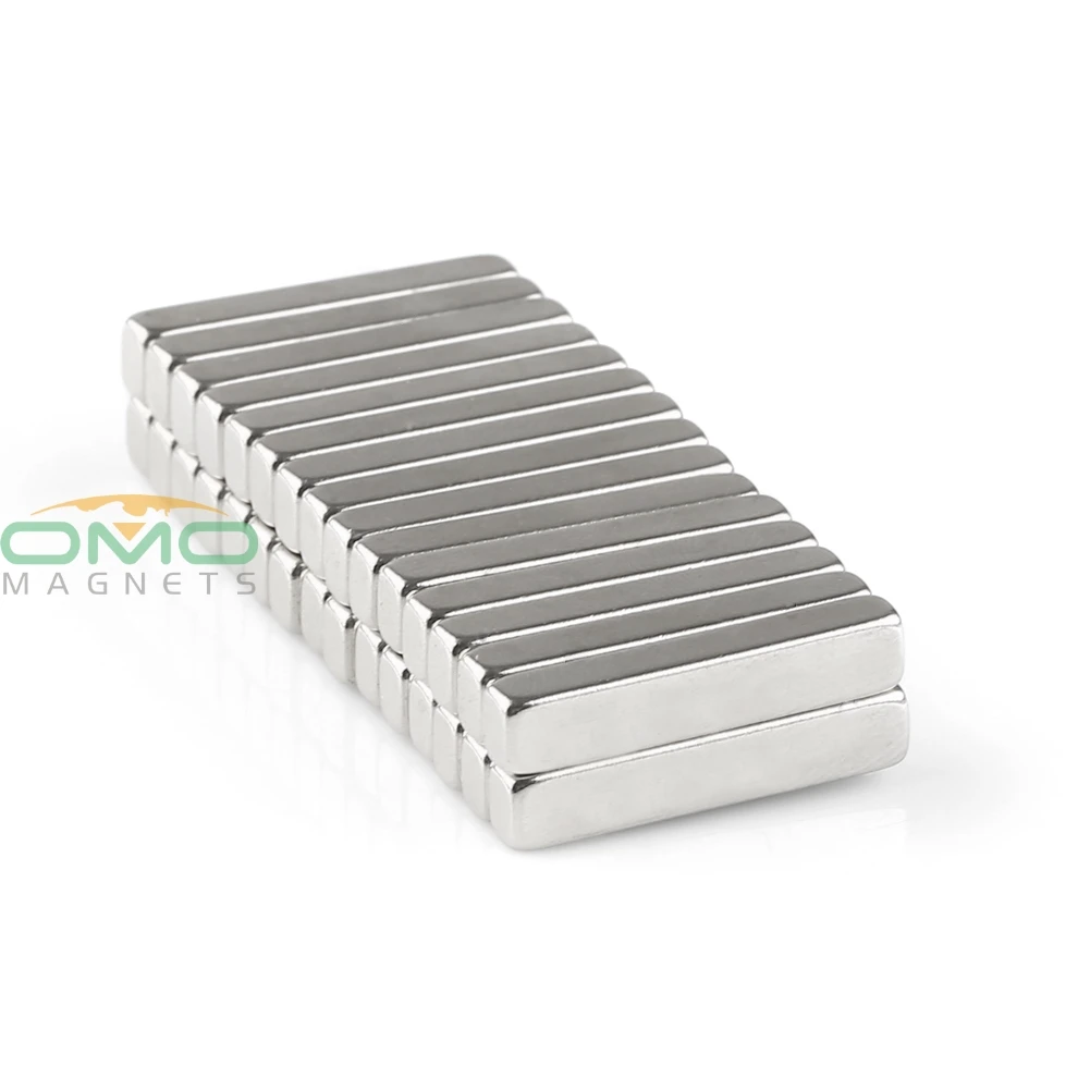

OMO Magnetics Lots 30 x Super Strong Block Cuboid Magnets 20 x 4 x 3 mm Rare Earth Neodymium N50
