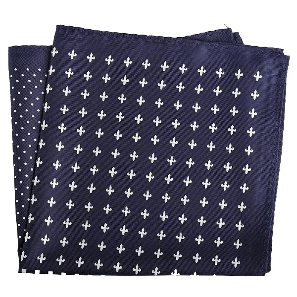 PH140 Pocket Square Портной Смит мужской платок цветочный якорь клетчатый горошек печатных носовой платок из полиэстера бизнес Карманный квадратный 33x33 CM - Цвет: PH140 Pocket Square