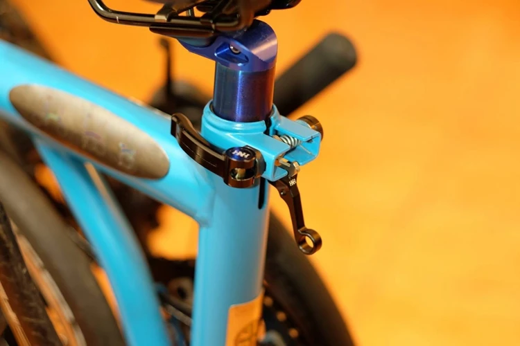 H & Aluminmum CNC набор зажимов Подседельный штырь для велосипеда Brompton|Зажимы сидений| |