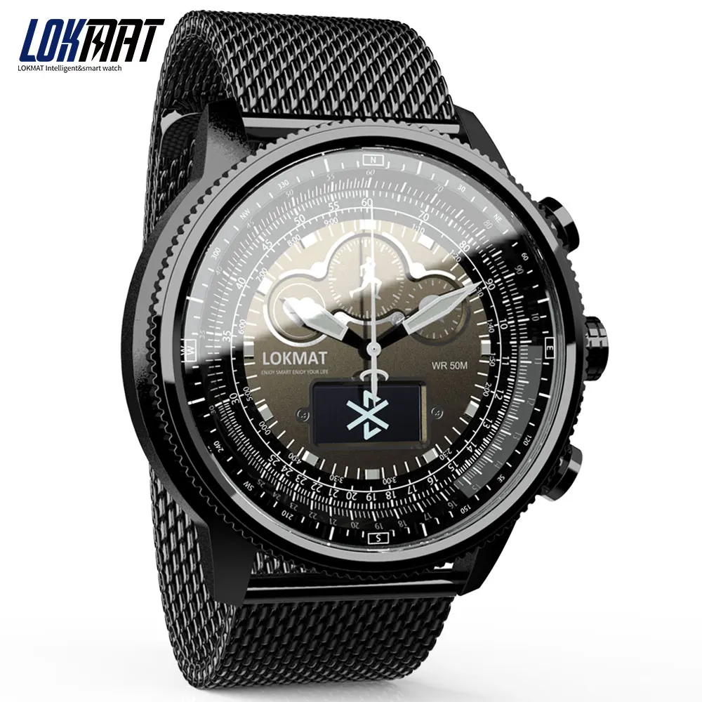 LOKMAT Bluetooth Smart Watch Sport Waterproof pedometers Information Reminder digital men clock smartwatch for ios Android phone LOKMAT Bluetooth Smart Watch Sport Waterproof pedometers Information Reminder digital men clock smartwatch for ios Android phone