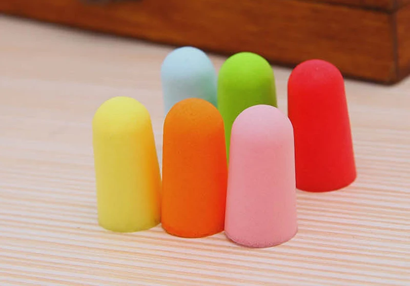 

50 Pairs Ear Protector Noise Reduction Foam Ear Plugs Soft Outdoor Hunting Sponge Hearing Protection Ear Plugs