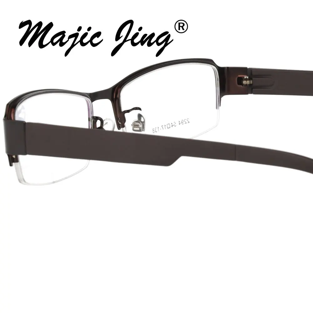 Magic Jing металлические очки для близорукости оптические рамки очки для мужчин 2294