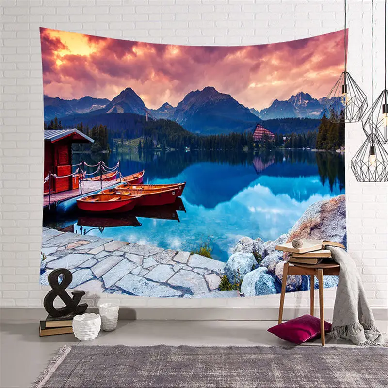 

Nodic Sun Mural Print Large Tapestry Hippie Wall Hanging Carpet Picnic Throw Rug Blanket Yoga Mat Beach Towel Living Home Decor