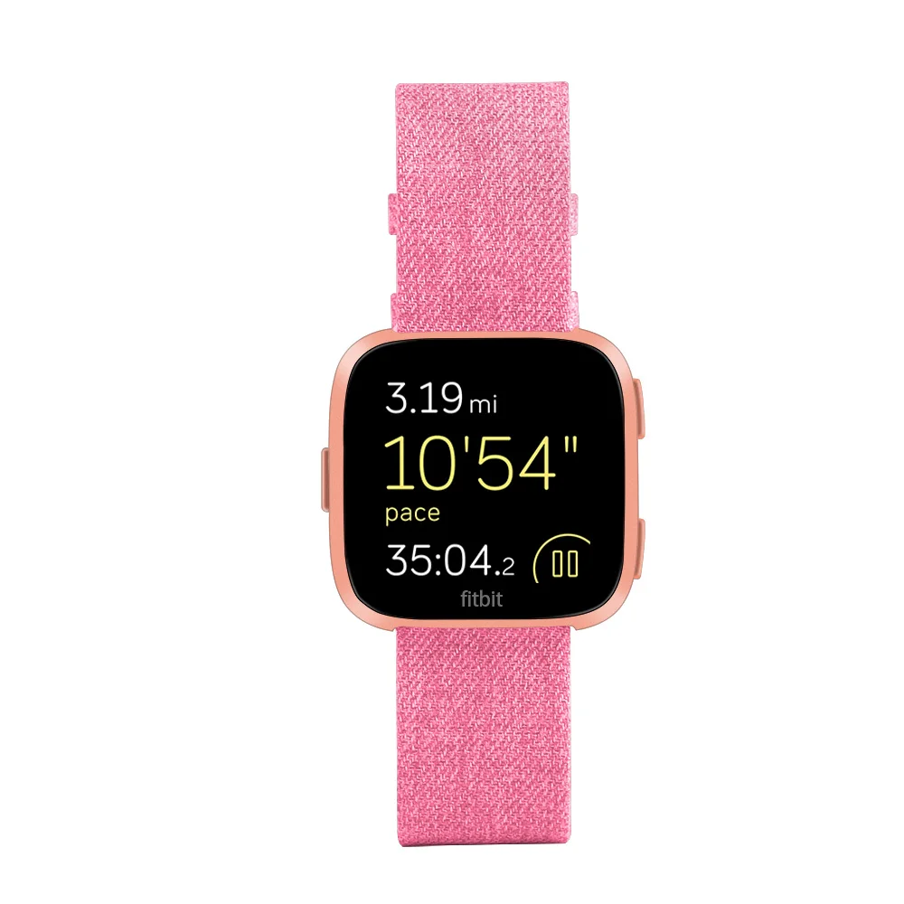 loevly color watch band for Fitbit Versa Watch bracelet Nylon Sport style (1)