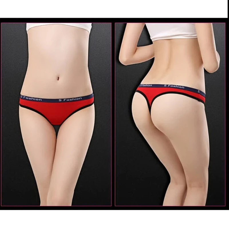 

New Women's Fashion Sexy Cotton Soft Underwear Thong Panties Nightgown G-string