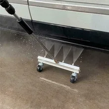 13 дюймов очиститель под автомобиль Давление шайба Запчасти для ходовой мыть 4000 фунтов/кв. дюйм 4 шт-1 шт./4 дюйма с разъемом «папа» Нержавеющая сталь с двумя стержень