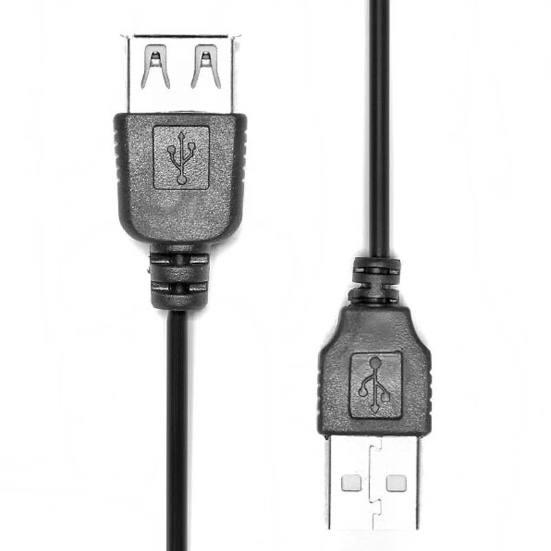 Тип A папа к тип A Женский USB 2,0 удлинитель Супер Скоростной кабель для передачи данных удлинитель Супер Скоростной кабель Шнур USB кабели 60 см черный
