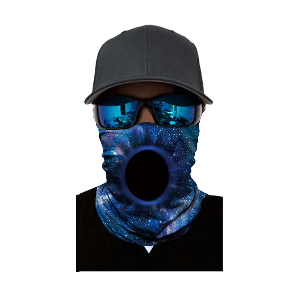 3D Бесшовный шарф, полнофункциональный, ветрозащитный, для улицы, для шеи, грелка, для велоспорта, лыжные банданы, Байкерский шарф, Ветрозащитная маска для лица#0613