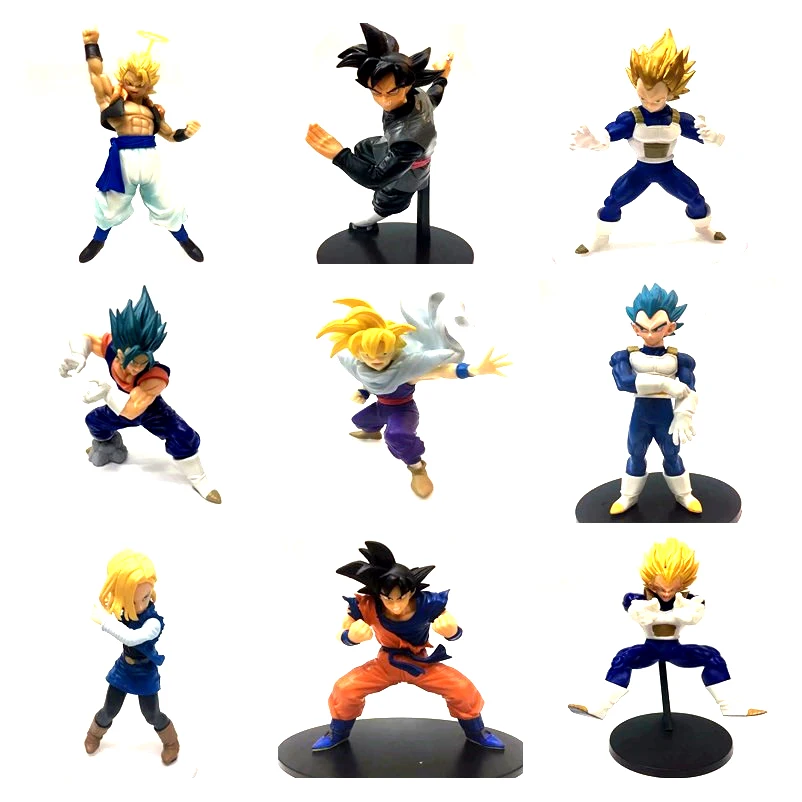 

11-23CM Japanese anime figure dragon ball Son Goku/Vegeta/Vegetto action figure collectible model toys for boys