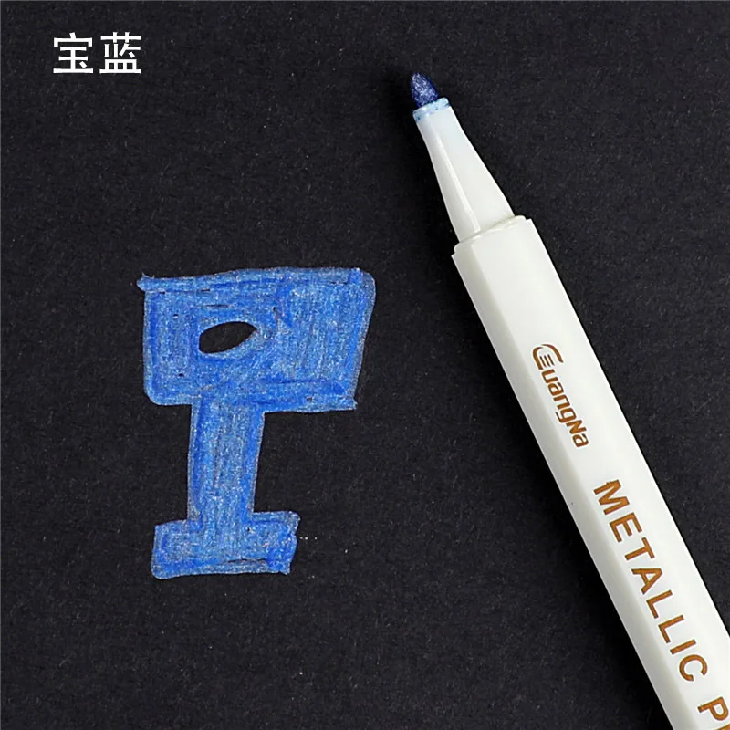Практичная ручка для рисования красочная маркерная Ручка DIY Ремесло Фотоальбом украшение граффити для стеклянных черных карт - Цвет: 9