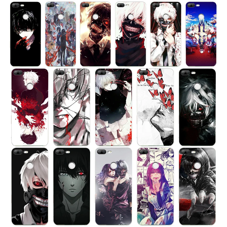 

284H Tokyo Ghoul anime Kaneki Ken Soft Silicone Tpu Cover phone Case for huawei Honor 9 Lite 10 p 9 10 lite