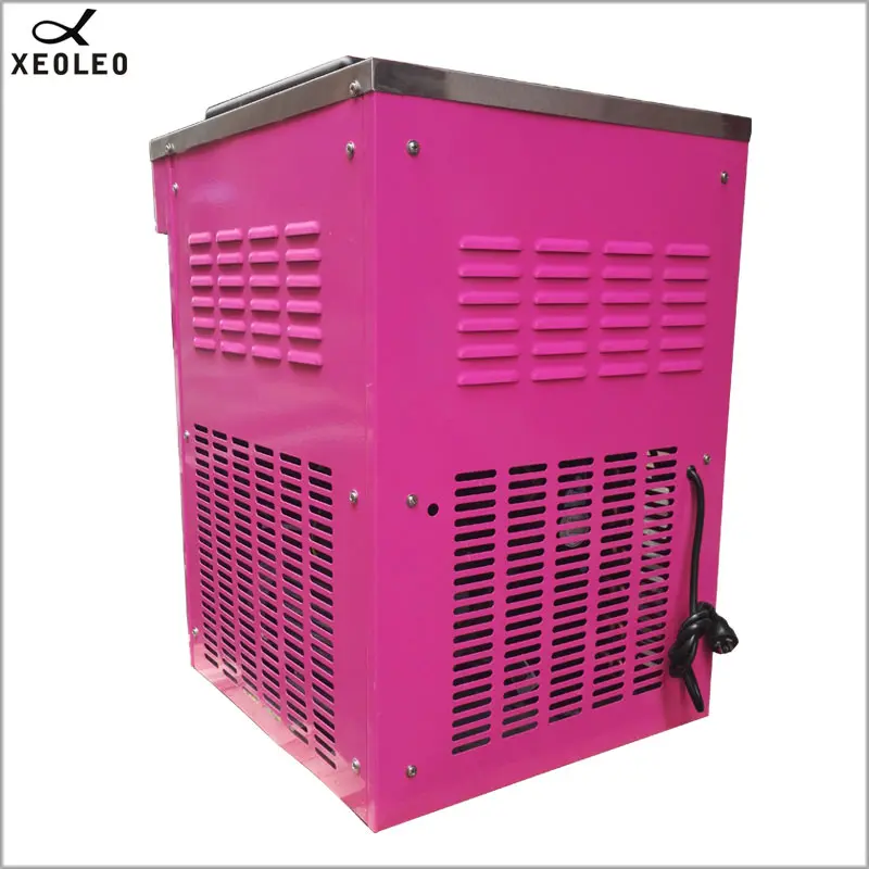 XEOLEO Soft Ice cream machine 3 Flavors Ice cream maker 1700W 18-22L/H CE Approved 110V/220V Commercial Yogurt machine Air-cool