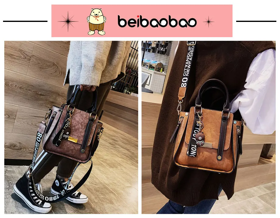 Beibaobao, женская модная сумка, женская сумка на плечо, модная сумка с широким ремнем на плечо, для девушек, на плечо, посылка, высокое качество, сумка