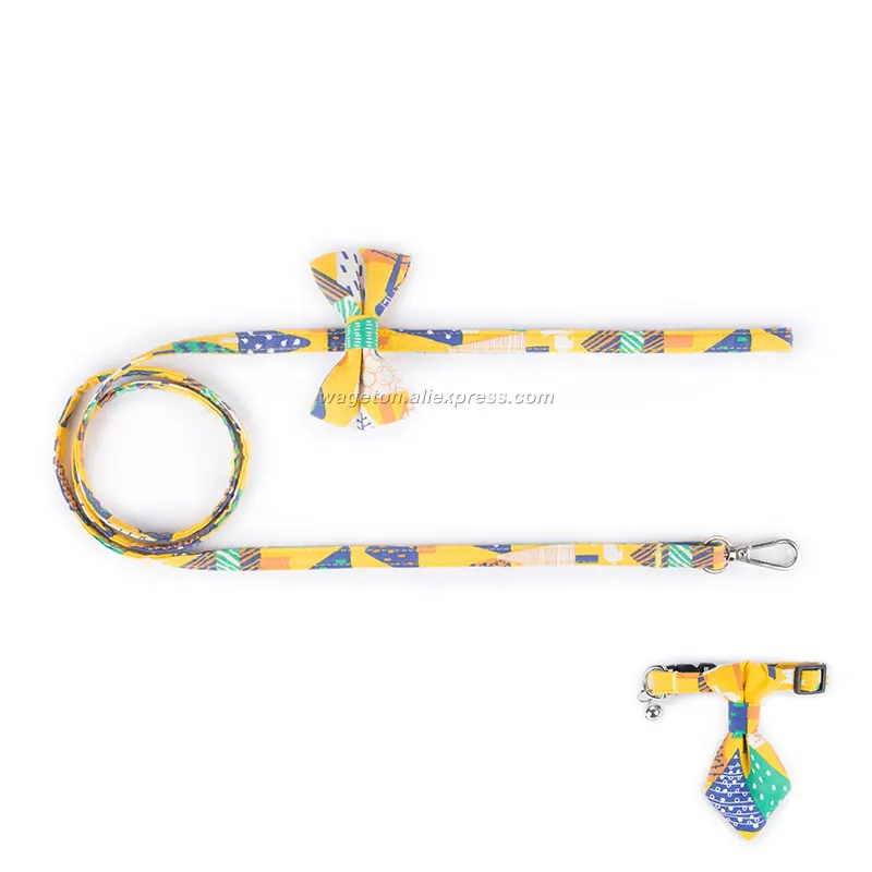 4 dog collar leash set 