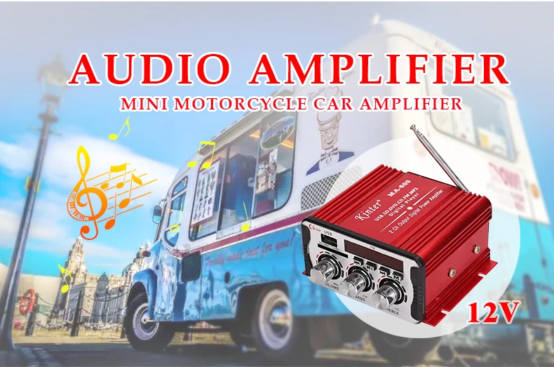 Kinter MA-600 мини-усилитель аудио с fm-радио 2CH усилители Bluetooth DC12V SD USB ввод воспроизведения стерео звук супер бас