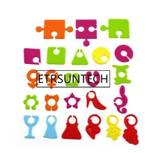 50 комплектов 24 шт./компл. силиконовая винная крышка стеклянная бутылка логотип распознаватель держатель для чайных пакетиков этикетка вечерние принадлежности барная посуда барные инструменты