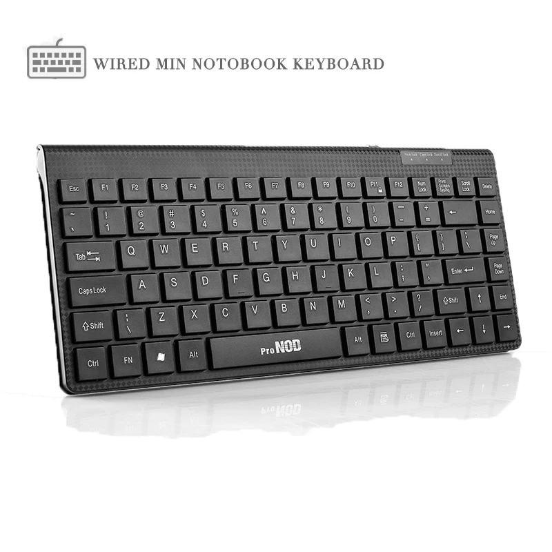 Original V3000 Mini USB Wired Mute Silence Laptop Computer keyboard
