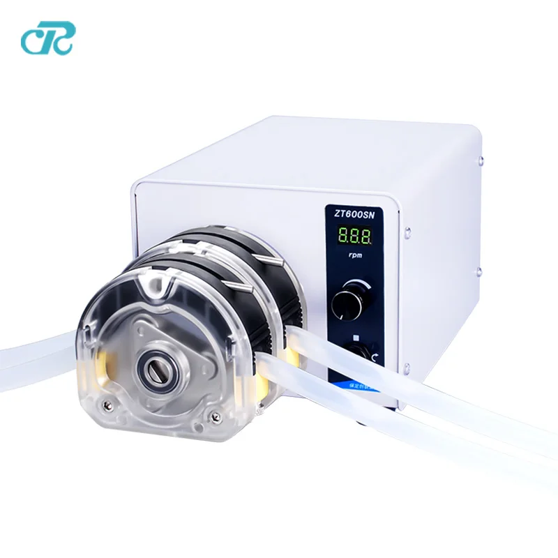 Dual Channels 3 LED DC Motor Lotion Dispenser Peristaltic Metering Pump